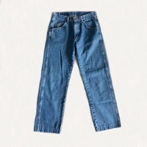 Wrangler Vintage Straight Wide Leg Jeans